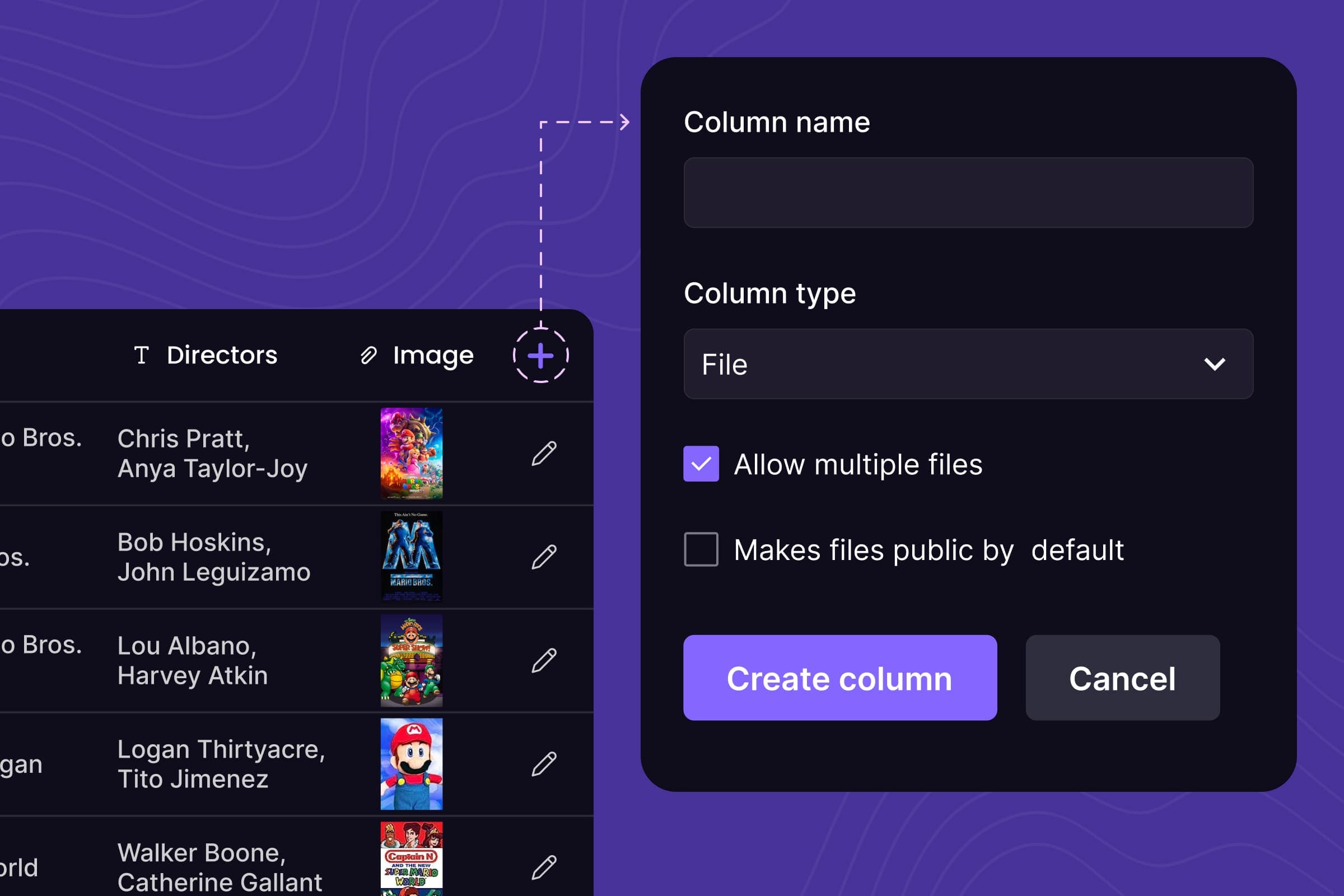 Add the xata_file column type to start working with files